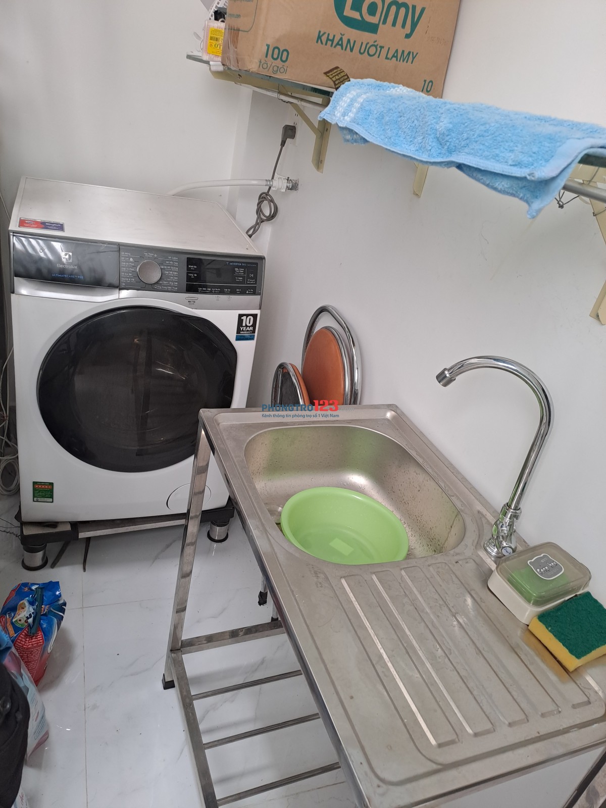 Nhà Trọ Bình Thạnh chính, gửi xe miền phí