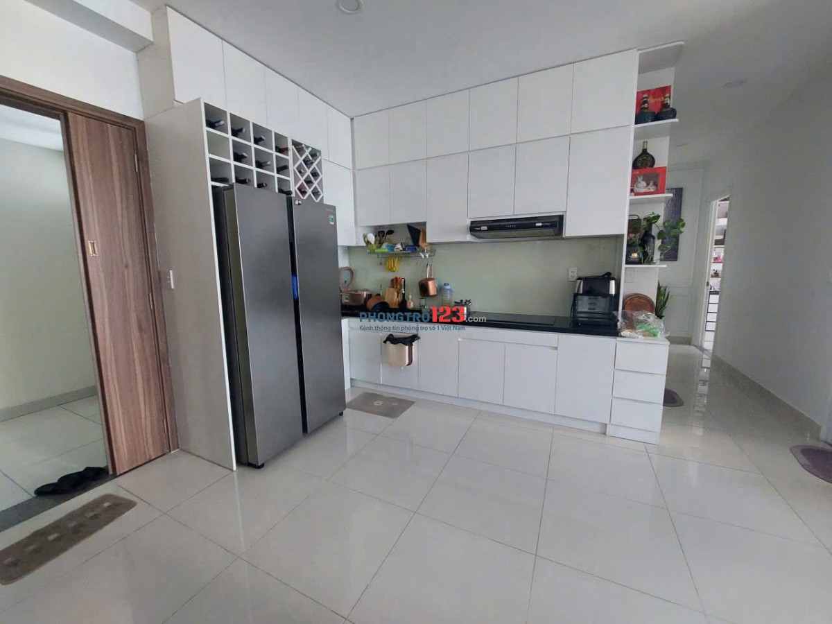 C/c IDICO, 262 Luỹ Bán Bích, TP: 75m2, 2p ngủ, nội thất tốt, 9tr.