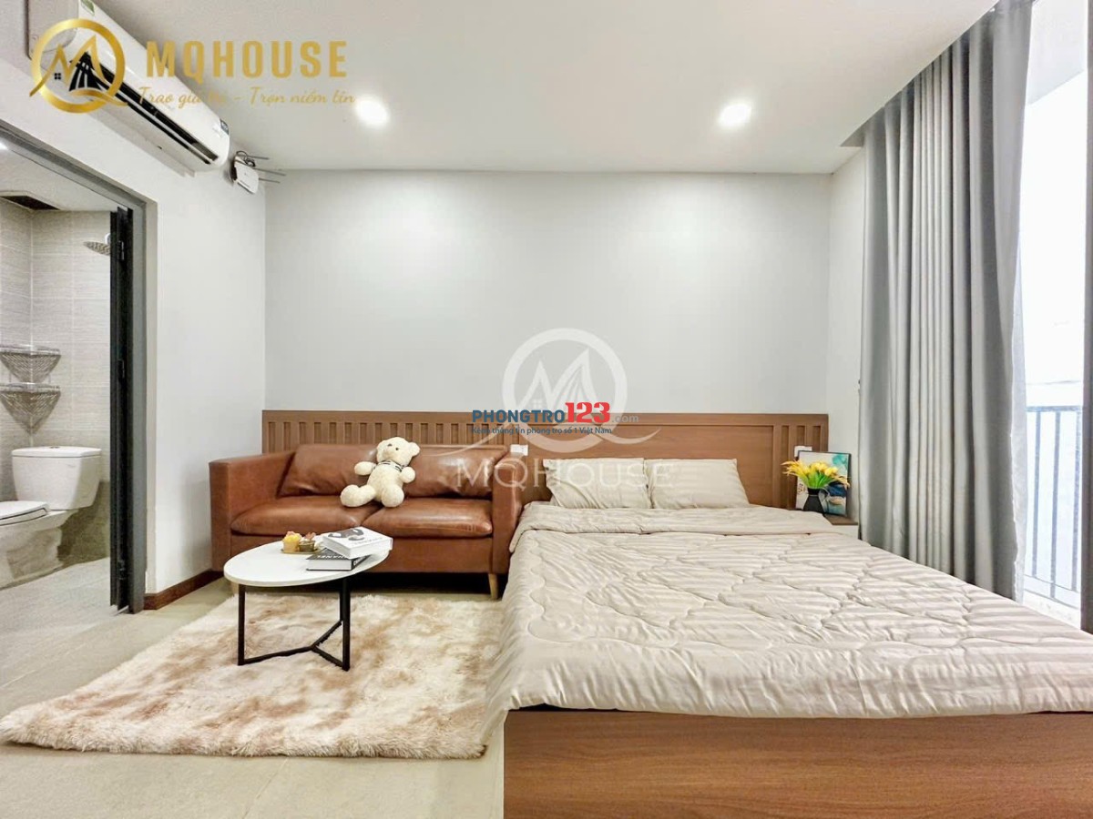 CHO THUÊ CĂN HỘ DỊCH VỤ FULL NỘI THẤT BAN CÔNG NẰM NGAY TRUNG TÂM QUẬN PHÚ NHUẬN DI CHUYỂN QUA Q3 2P