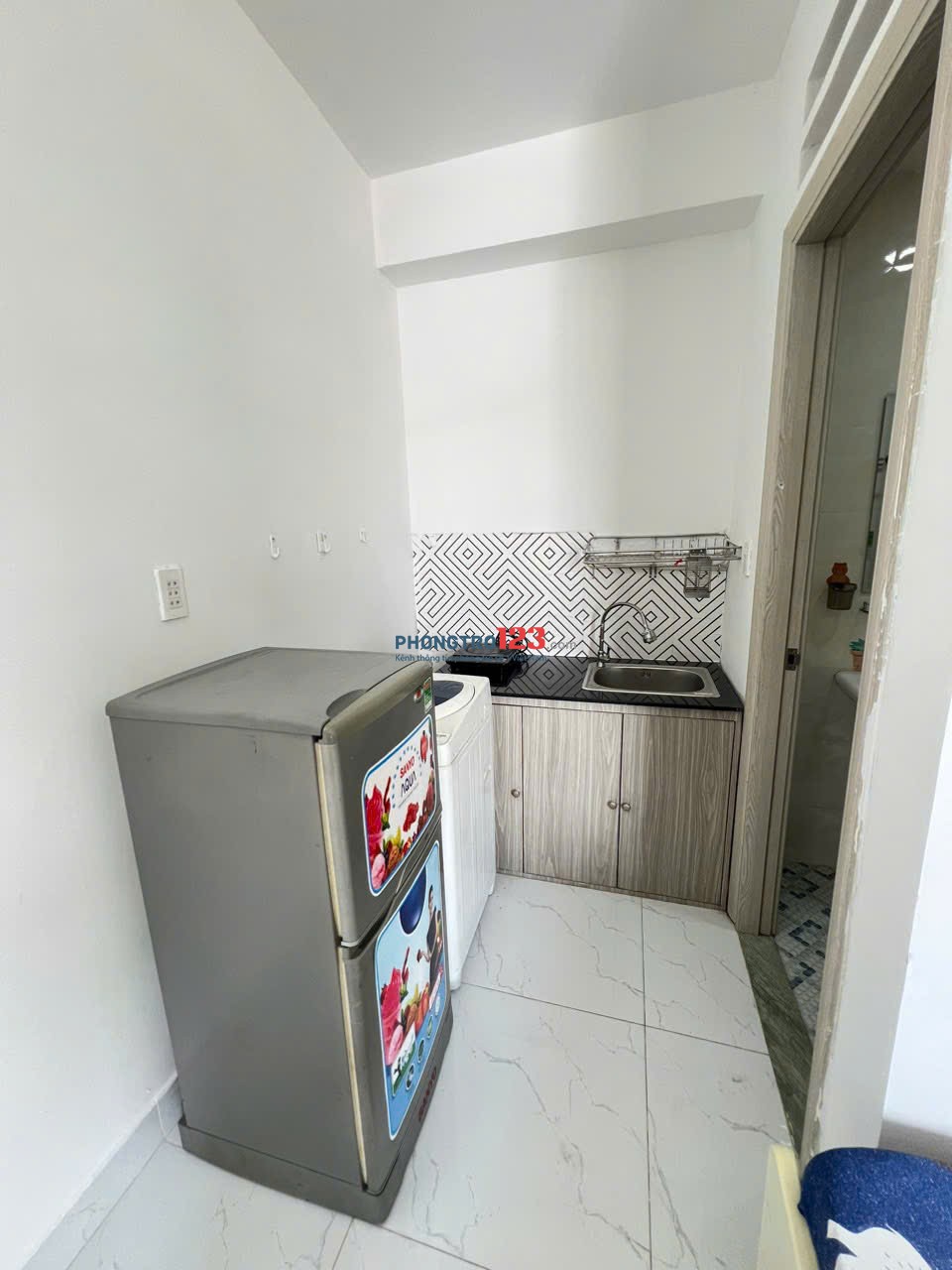 Căn hộ Studio ban công có thang máy máy giặt riêng ở Cách Mạng Tháng 8, Phường 11, Quận 3