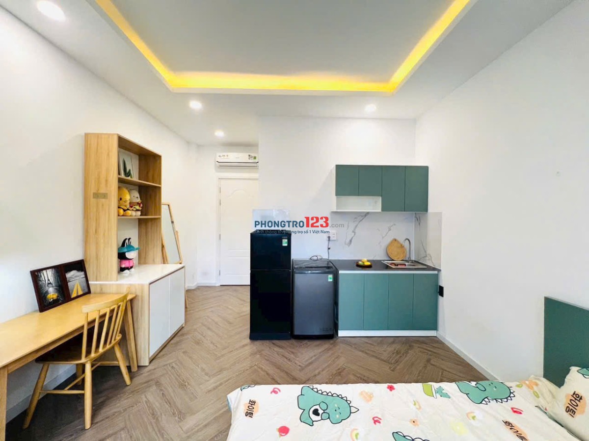 Phòng Cửa Sổ Full Nội Thất 32m2 Lê Quang Định Bình Thạnh Gần Chợ Bà Chiểu Cầu Bông Hàng Xanh Quận 1