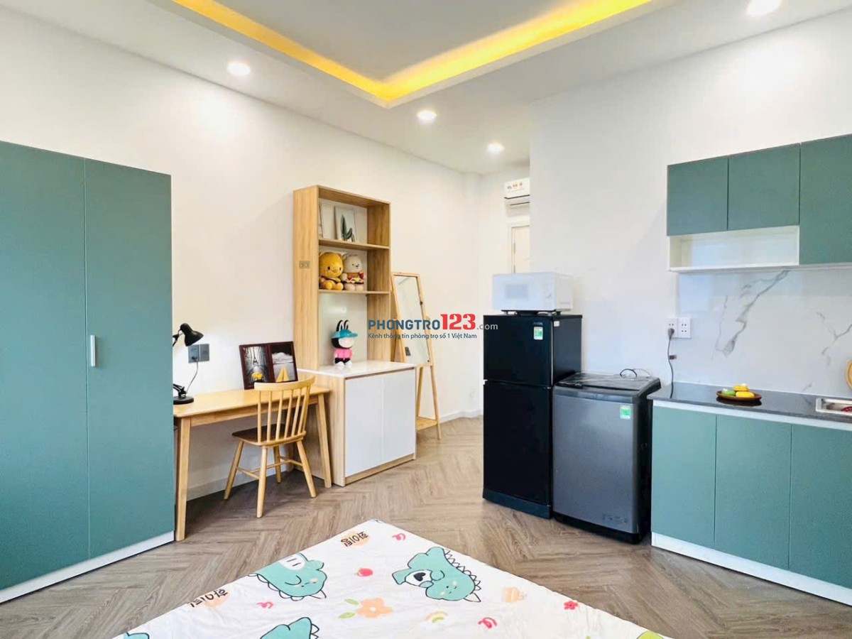 Phòng Cửa Sổ Full Nội Thất 32m2 Lê Quang Định Bình Thạnh Gần Chợ Bà Chiểu Cầu Bông Hàng Xanh Quận 1