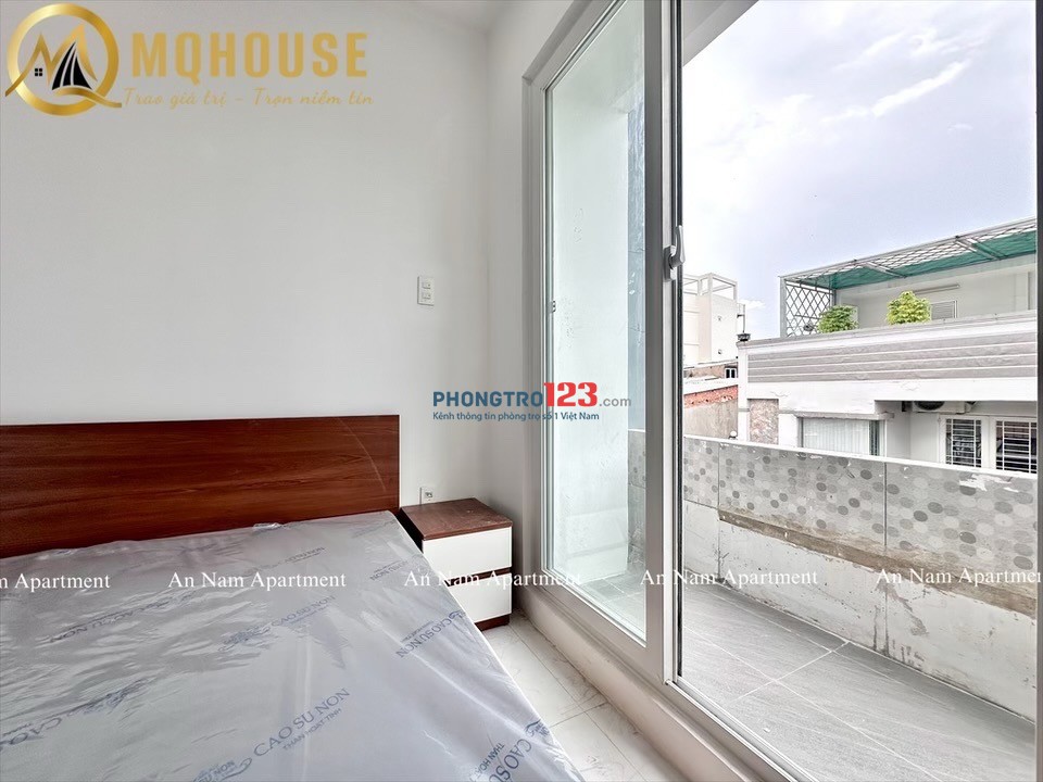 CHO THUÊ CĂN HỘ 30m2 CÓ BAN CÔNG GẦN TRỤC ĐƯỜNG PHAN ĐĂNG LƯU, CHỢ BÀ CHIỂU