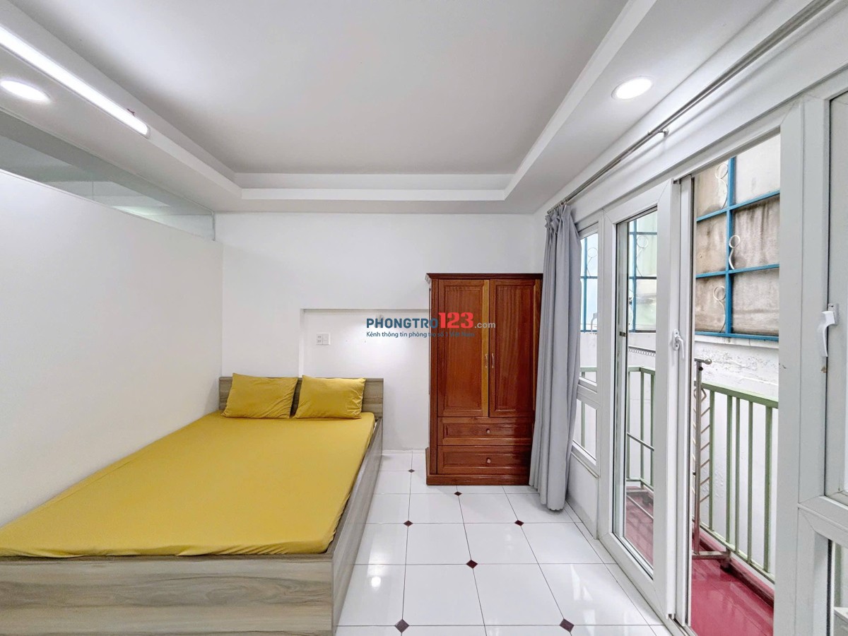 PHÒNG STUDIO FULL NỘI THẤT, CÓ BAN CÔNG, THOÁNG MÁT, 35M2 PHẠM VĂN HAI