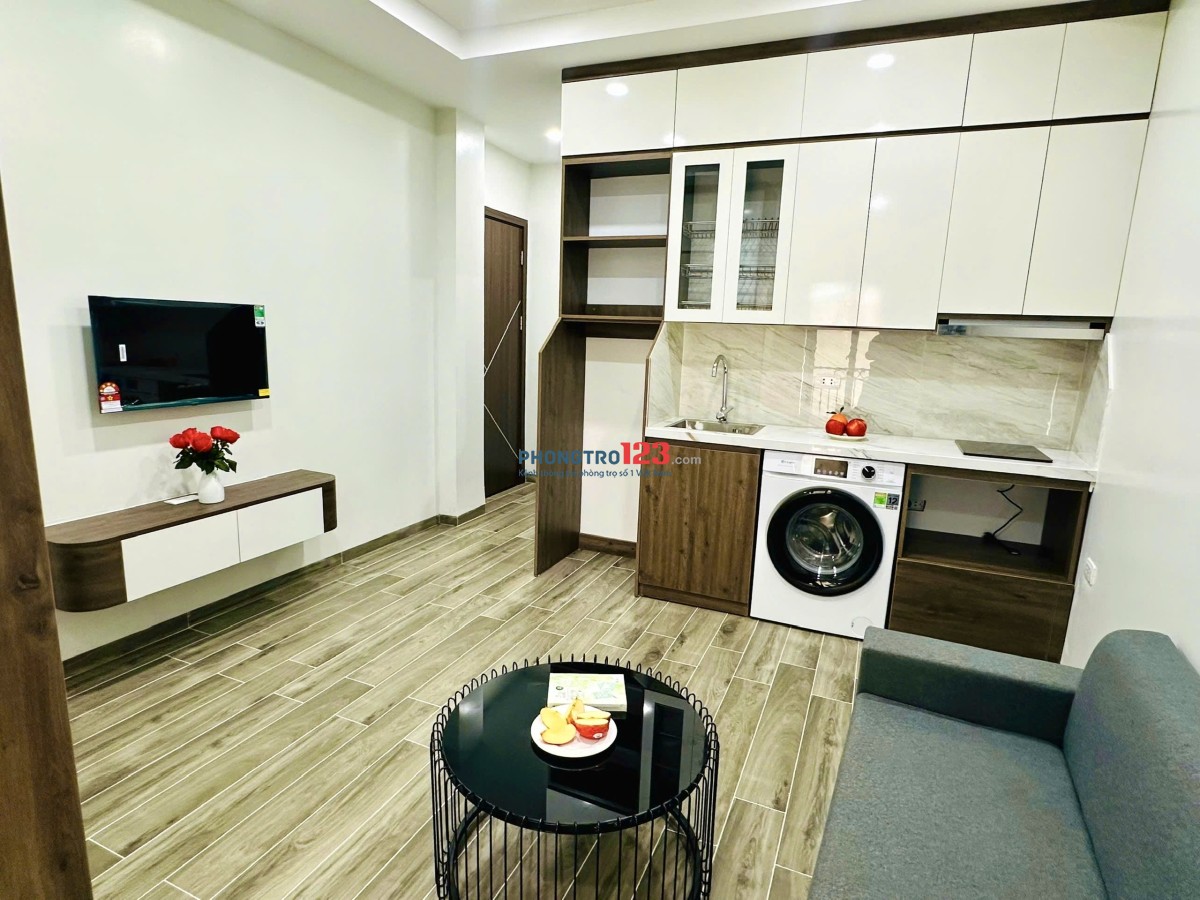 HOT! Phòng đẹp ở ngay, full nội thất, điện 4k/số, nước 35k/khối, nhận xe điện phố Nguyễn Khang