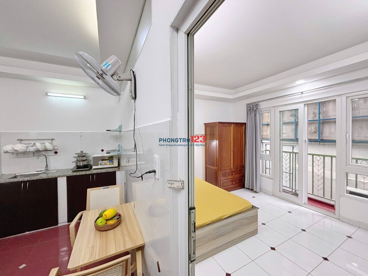 PHÒNG STUDIO FULL NỘI THẤT, CÓ BAN CÔNG, THOÁNG MÁT, 35M2 PHẠM VĂN HAI