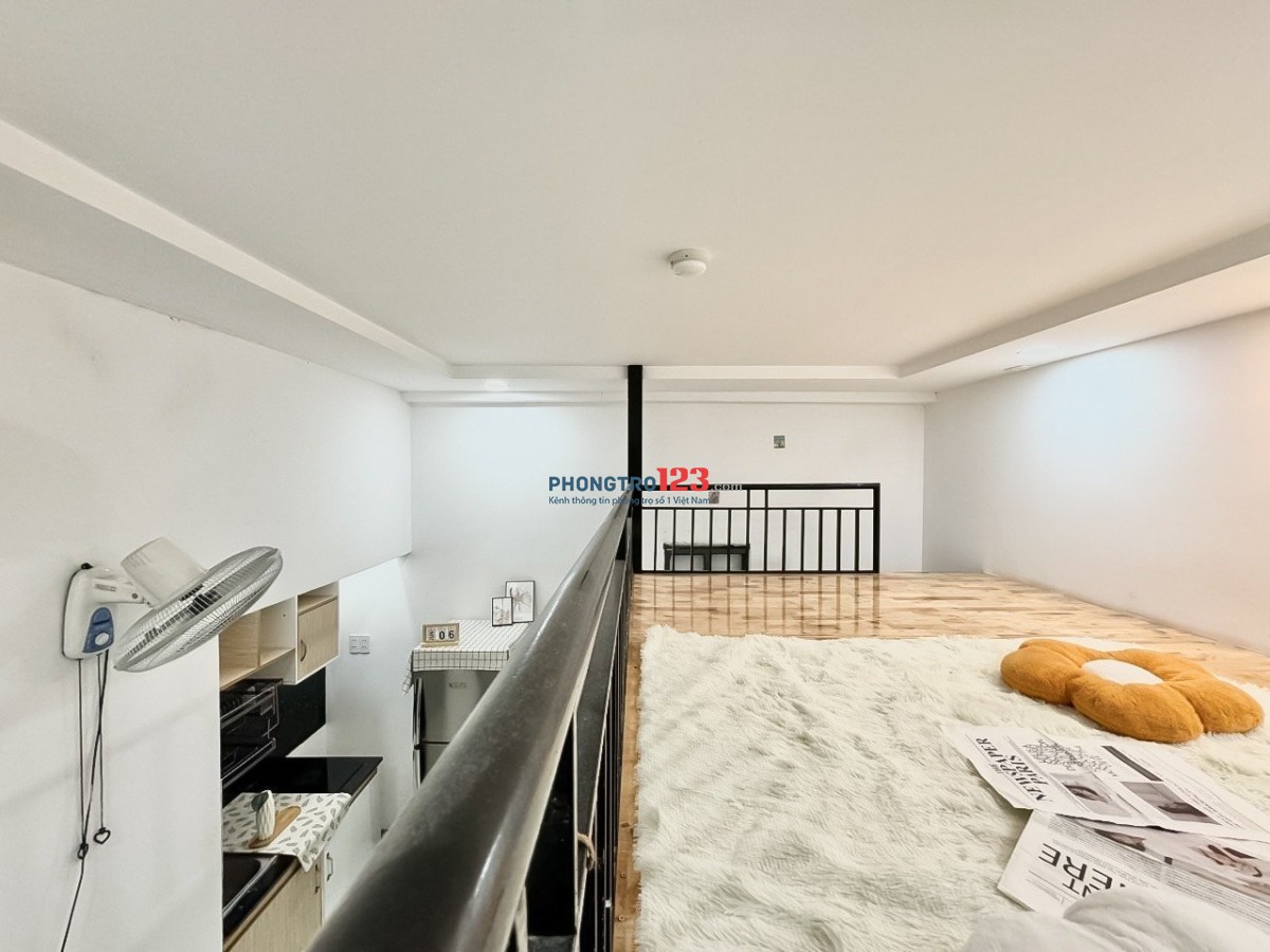 PHÒNG GÁC LỬNG 40m2 NGAY NGÃ TƯ BẢY HIỀN TÂN BÌNH GẦN K300 ETOWN QUẬN 10