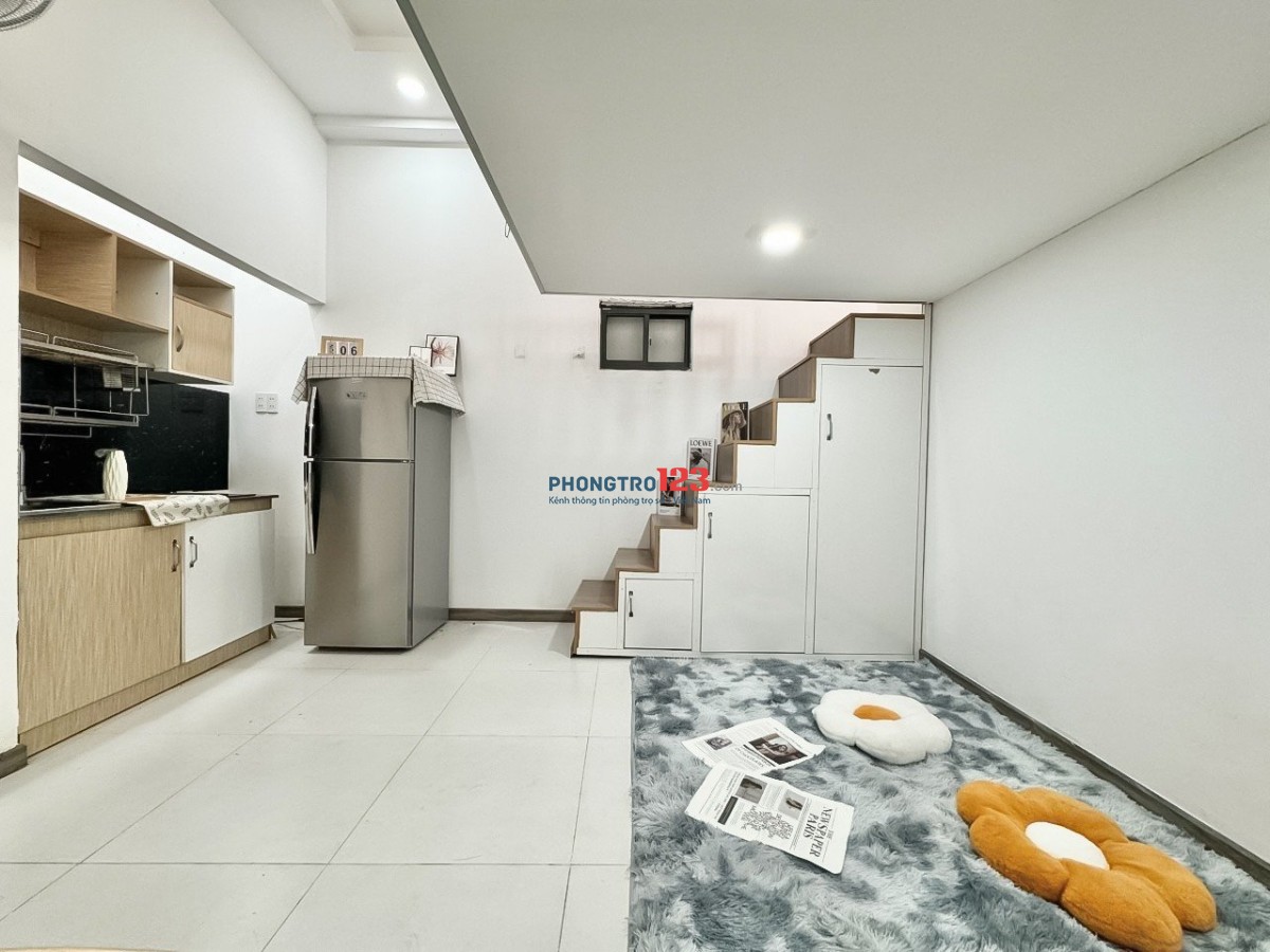 PHÒNG GÁC LỬNG 40m2 NGAY NGÃ TƯ BẢY HIỀN TÂN BÌNH GẦN K300 ETOWN QUẬN 10