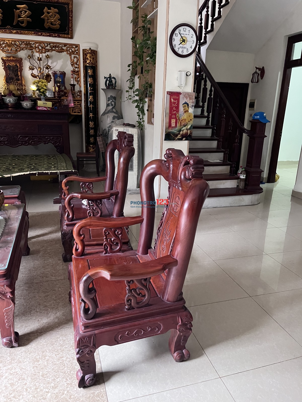 Phòng trọ cho thuê đầy đủ tiện nghi, có nha tắm và vệ sinh riêng biệt.