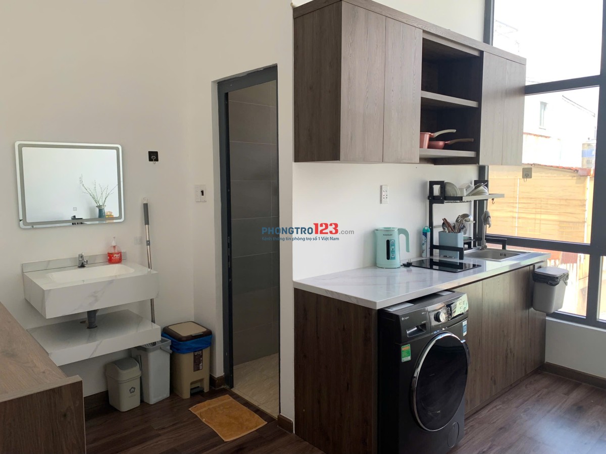 CĂN HỘ 1 PHÒNG NGỦ CHO THUÊ FULL NỘI THẤT NGAY NHÀ GA T3 QUẬN TÂN BÌNH