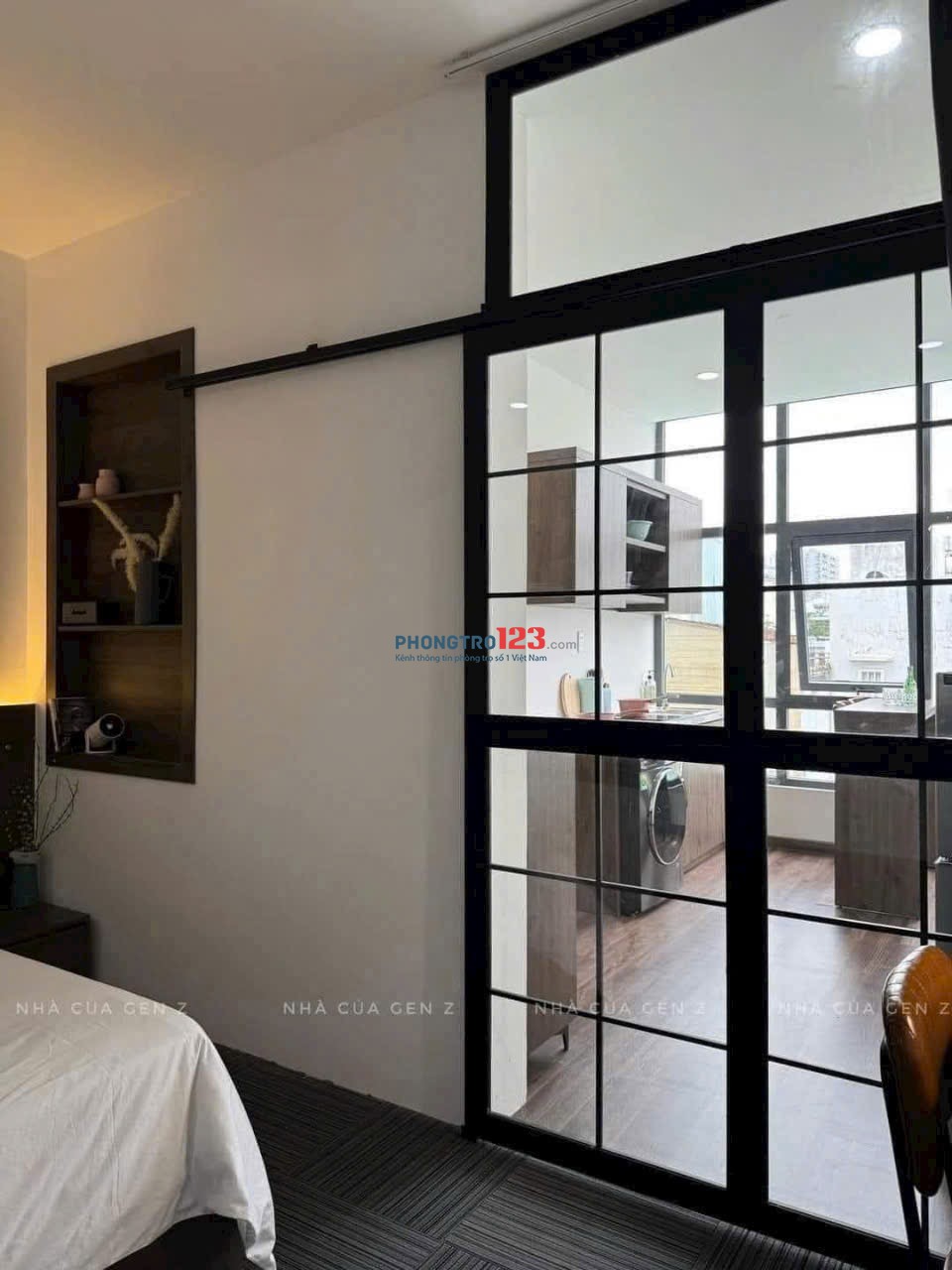 CĂN HỘ 1 PHÒNG NGỦ CHO THUÊ FULL NỘI THẤT NGAY NHÀ GA T3 QUẬN TÂN BÌNH