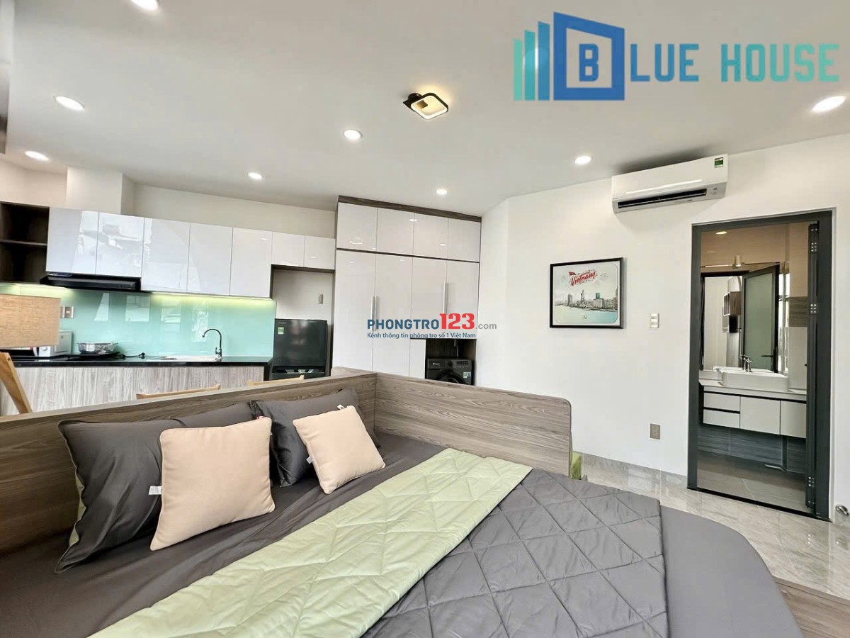 CHO THUÊ CĂN HỘ MỚI NHIỀU CỬA SỔ 35m2 Ở GẦN CẦU THỊ NGHÈ THUẬN TIỆN DI CHUYỂN QUẬN 1, 3