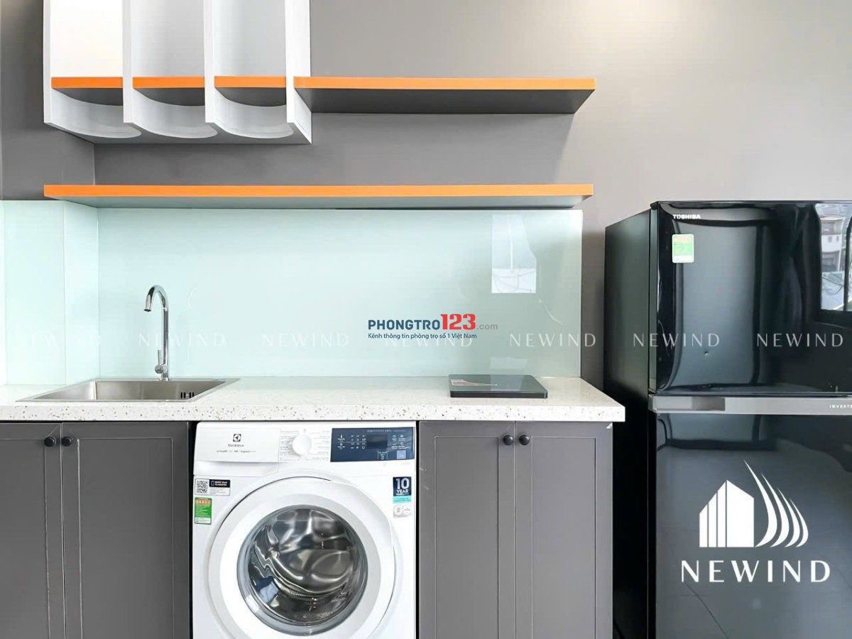 CĂN HỘ 1 PHÒNG NGỦ - BAN CÔNG - MÁY GIẶT RIÊNG – FULL NỘI THẤT – GẦN SÂN BAY - TÂN BÌNH