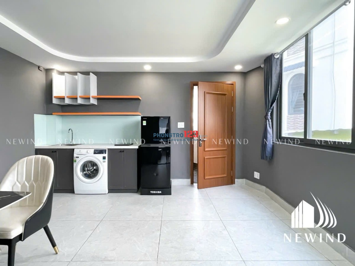 CĂN HỘ 1 PHÒNG NGỦ - BAN CÔNG - MÁY GIẶT RIÊNG – FULL NỘI THẤT – GẦN SÂN BAY - TÂN BÌNH