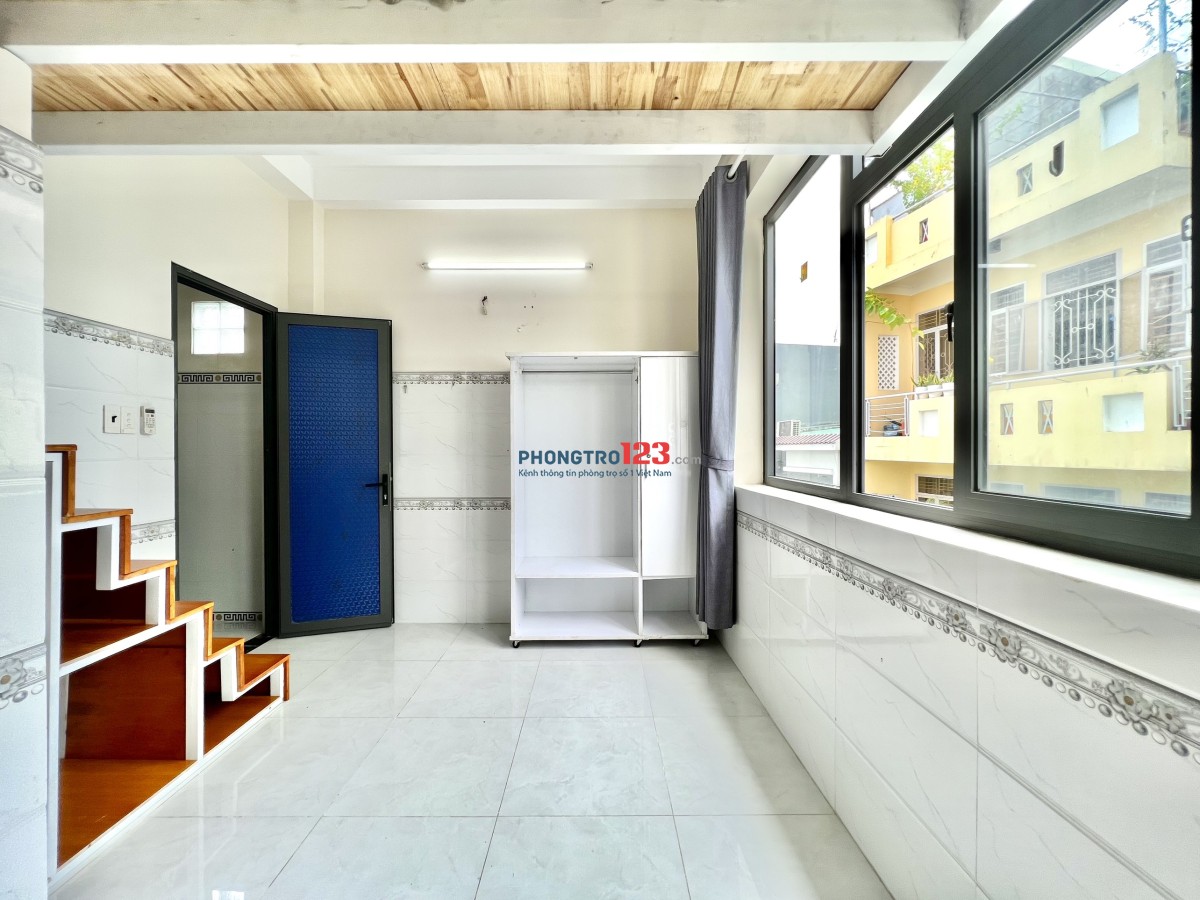 PHÒNG CÓ GÁC CỬA SỔ LỚN - BÙI ĐÌNH TÚY FULL TIỆN NGHI