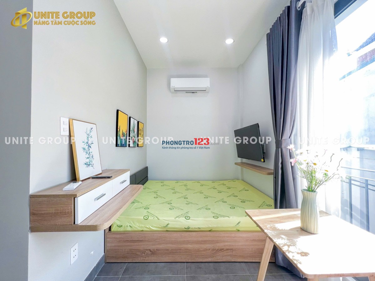 CHO THUÊ CĂN HỘ 33m2 CÓ BAN CÔNG TÁCH BẾP Ở NGÔ TẤT TỐ - BÌNH THẠNH THUẬN TIỆN DI CHUYỂN QUẬN 1,3