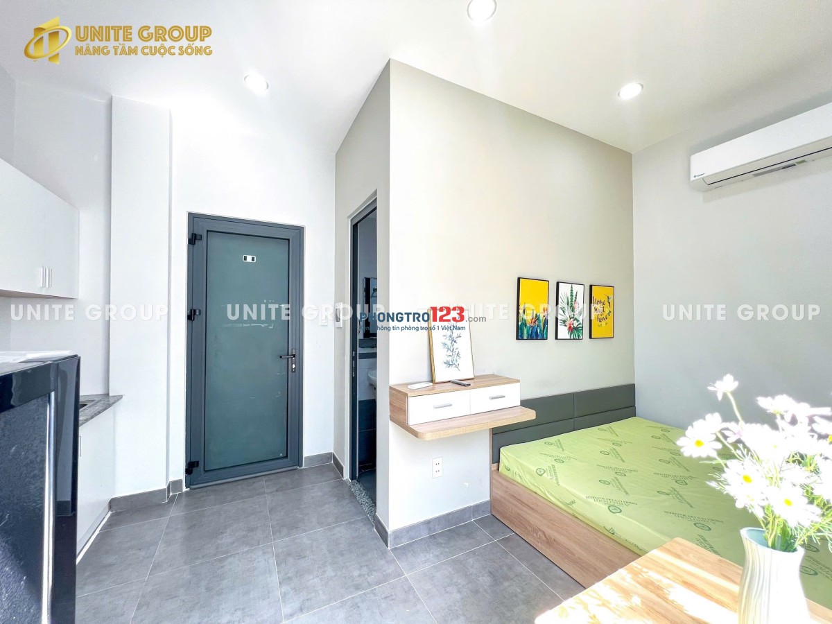 CHO THUÊ CĂN HỘ 33m2 CÓ BAN CÔNG TÁCH BẾP Ở NGÔ TẤT TỐ - BÌNH THẠNH THUẬN TIỆN DI CHUYỂN QUẬN 1,3