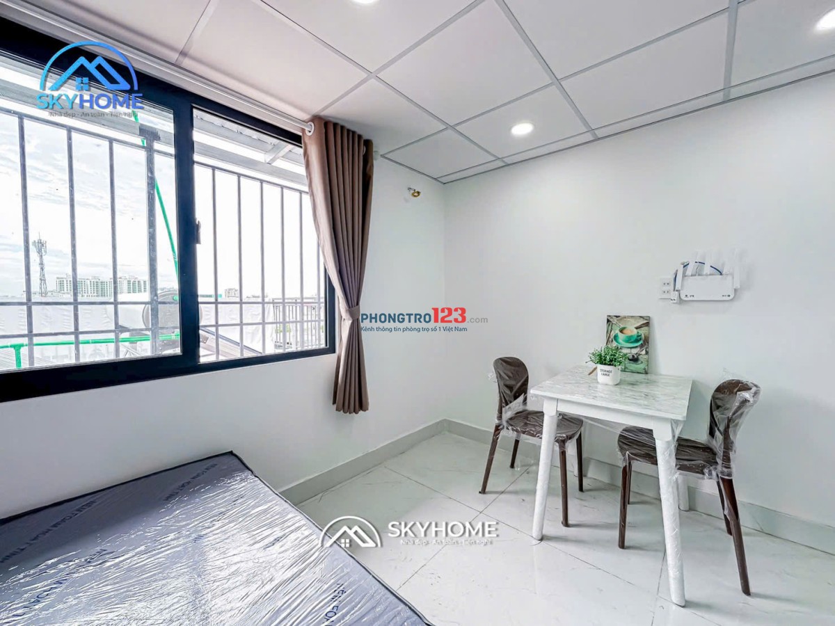 TRỌ BÌNH THẠNH GẦN CHỢ BÀ CHIỂU STUDIO 34m2 FULL NỘI THẤT CỬA SỔ LỚN LÊ QUANG ĐỊNH BÌNH THẠNH