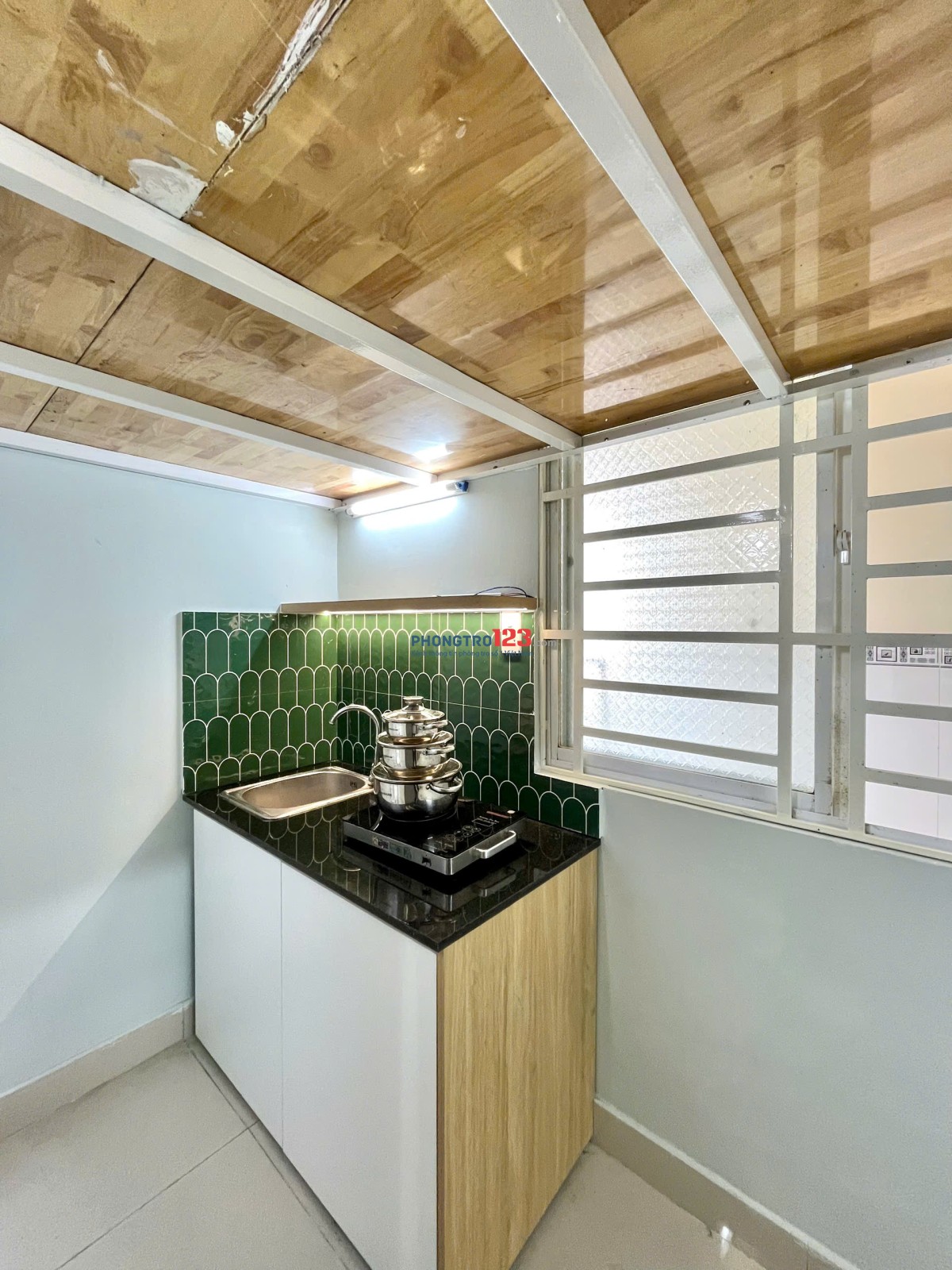 PHÒNG GÁC LỬNG 25M2 FULL TIỆN NGHI, CỬA SỔ TRỜI, 138 PHAN VĂN TRỊ