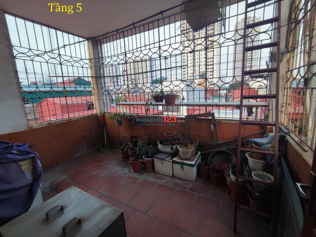 Hiếm! Cho thuê nhà 5 tầng x 41m2, sát kđt Ngô Thì Nhậm, ôtô đỗ cửa, không bao giờ ngập