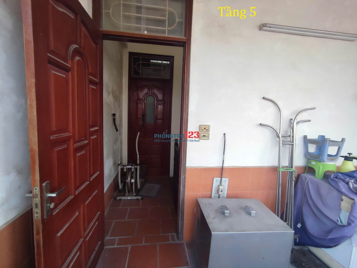 Hiếm! Cho thuê nhà 5 tầng x 41m2, sát kđt Ngô Thì Nhậm, ôtô đỗ cửa, không bao giờ ngập