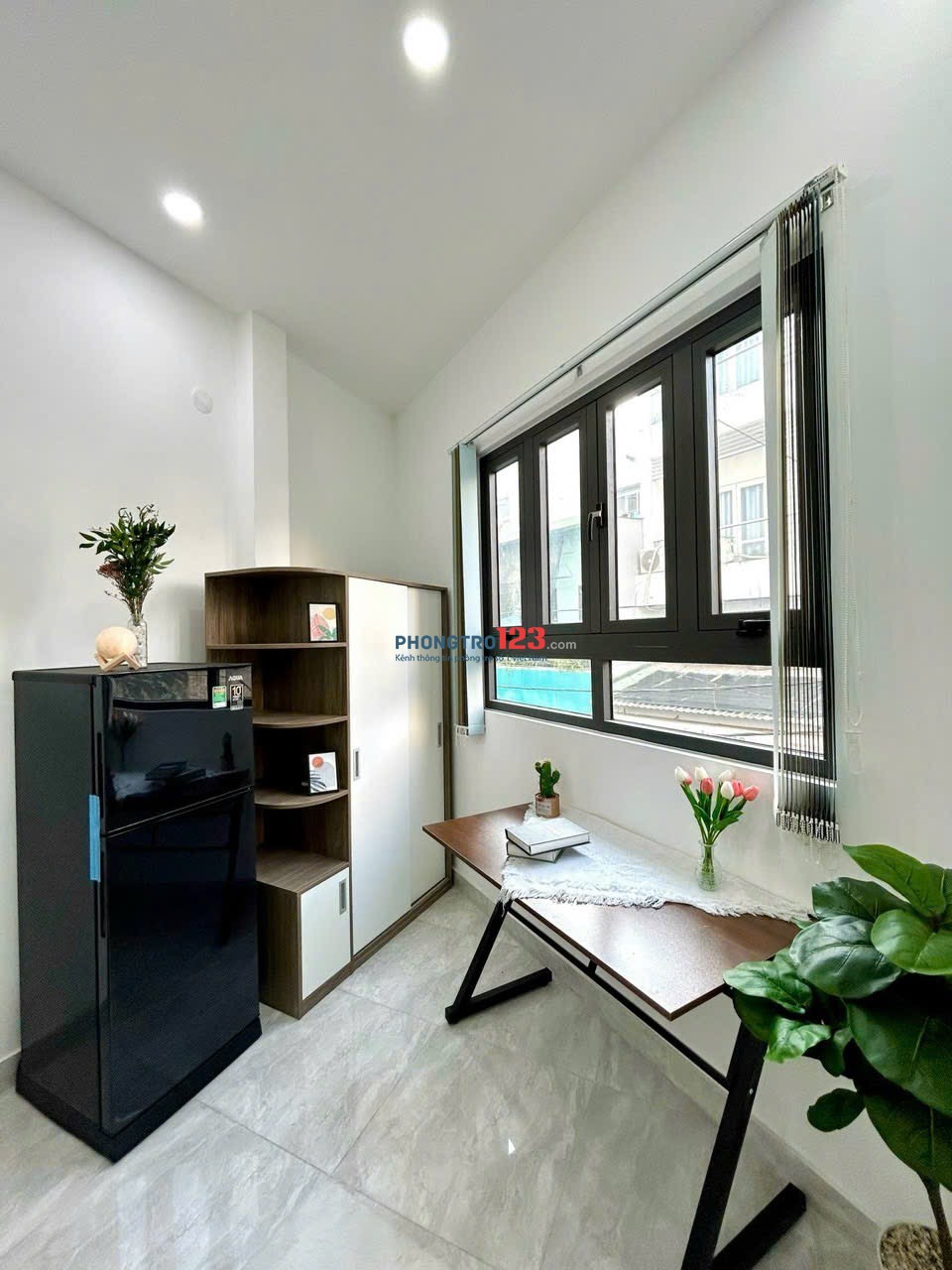 Cho thuê phòng mới xây có cửa sổ thoáng khí kế bên Lotte, 10p tới sân bay