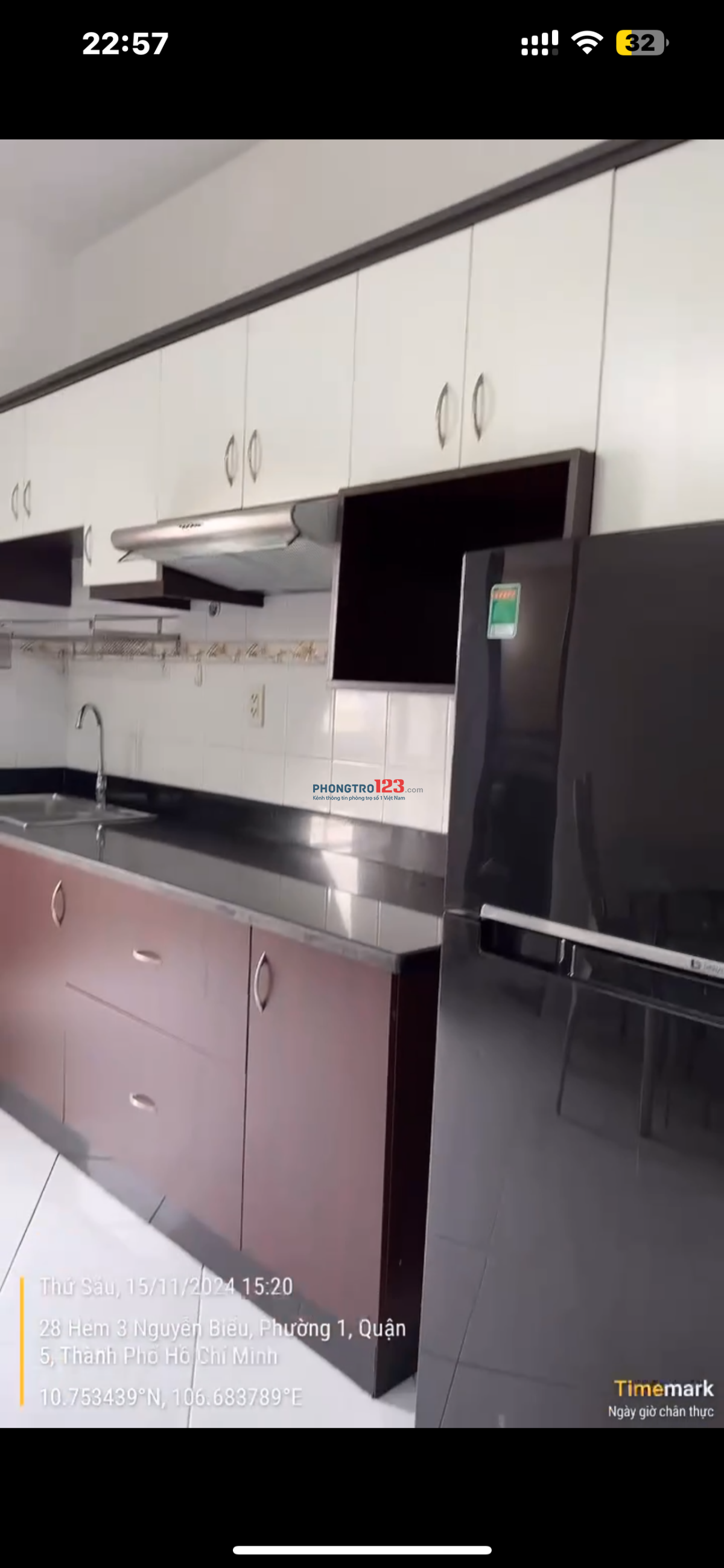 Cho thuê căn hộ chung cư 2pn-2wc-ban công-hầm xe- thang máy mặt tiền Nguyễn Biểu Trung Tâm Quận 5