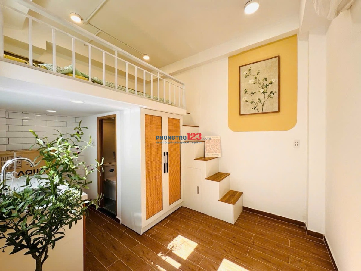 Phòng Gác Rộng Full Nội Thất Thang Máy Nguyễn Thượng Hiền Bình Thạnh Gần Phạm Văn Đồng Phan Văn Trị