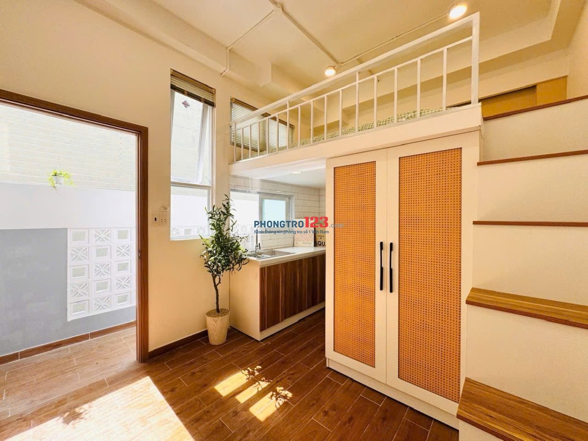 Phòng Gác Rộng Full Nội Thất Thang Máy Nguyễn Thượng Hiền Bình Thạnh Gần Phạm Văn Đồng Phan Văn Trị