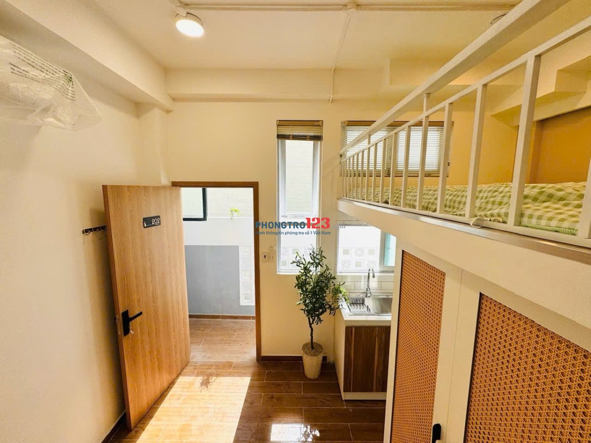 Phòng Gác Rộng Full Nội Thất Thang Máy Nguyễn Thượng Hiền Bình Thạnh Gần Phạm Văn Đồng Phan Văn Trị