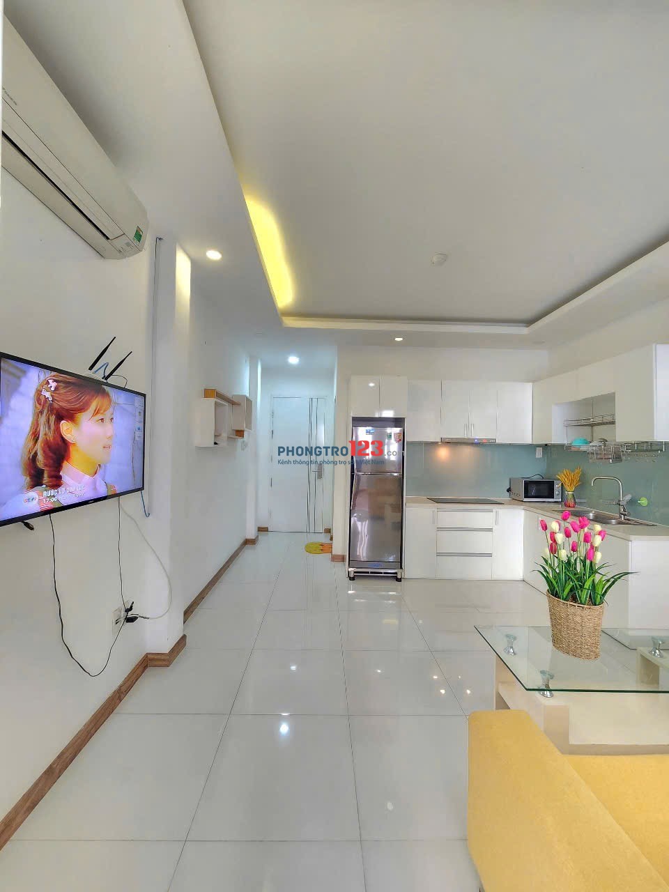 Cho thuê căn hộ 1PN máy giặt riêng Nguyễn Trãi Quận 1 gần Chợ Bến Thành