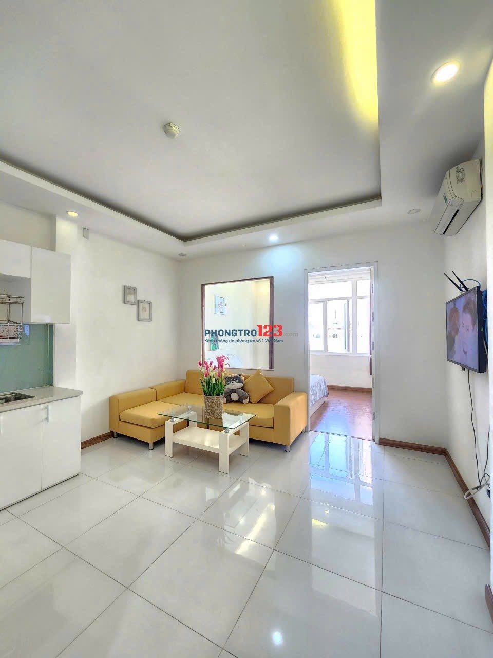 Cho thuê căn hộ 1PN máy giặt riêng Nguyễn Trãi Quận 1 gần Chợ Bến Thành