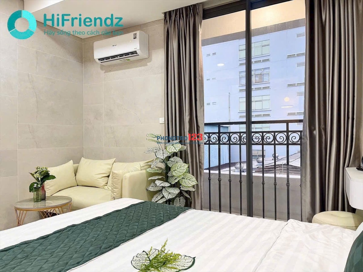 CĂN HỘ BAN CÔNG SIÊU THOÁNG – FULL NỘI THẤT CAO CẤP – 1PN, TRUNG TÂM BÌNH THẠNH