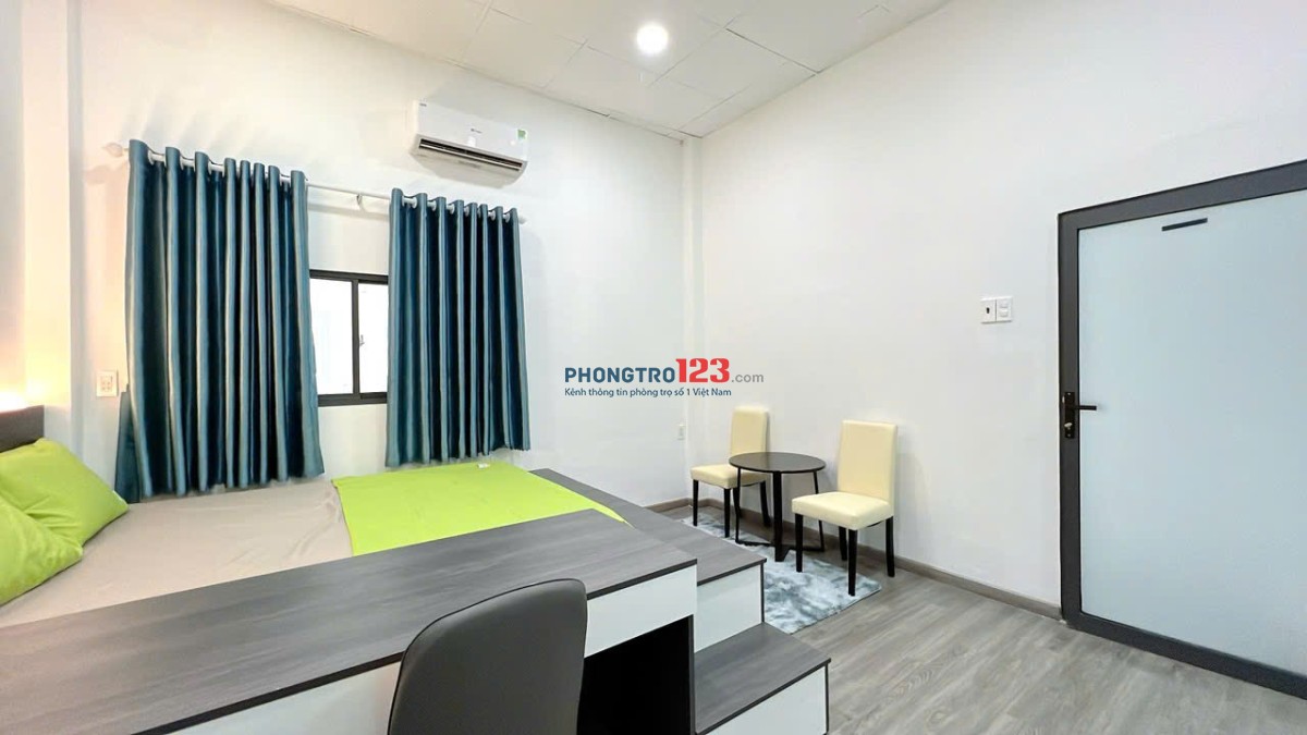 TRỌ BÌNH THẠNH GẦN CHỢ BÀ CHIỂU, NGÃ TƯ HÀNG XANH STUDIO 36m2 CỬA SỔ LỚN BẠCH ĐẰNG BÌNH THẠNH