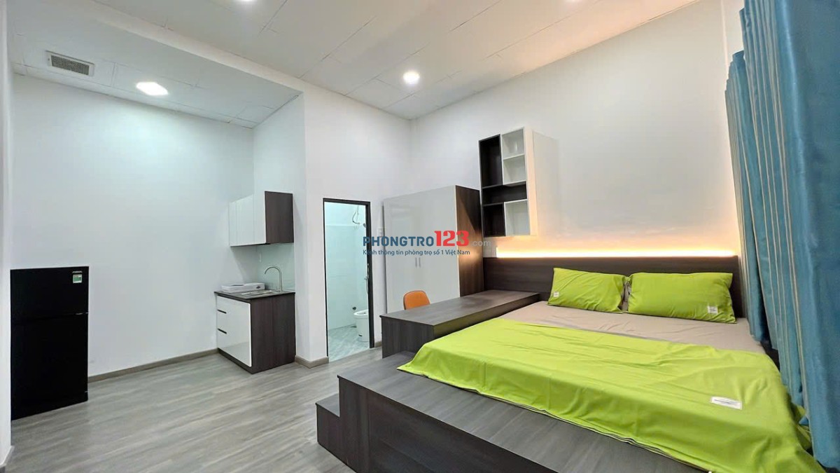 TRỌ BÌNH THẠNH GẦN CHỢ BÀ CHIỂU, NGÃ TƯ HÀNG XANH STUDIO 36m2 CỬA SỔ LỚN BẠCH ĐẰNG BÌNH THẠNH
