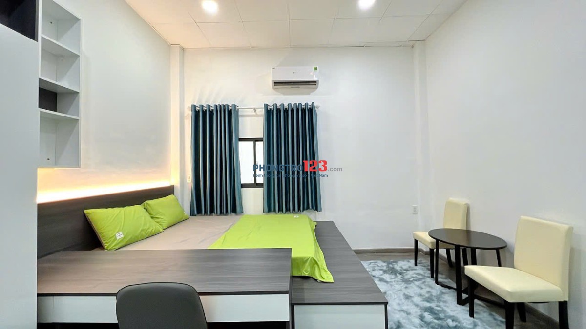 TRỌ BÌNH THẠNH GẦN CHỢ BÀ CHIỂU, NGÃ TƯ HÀNG XANH STUDIO 36m2 CỬA SỔ LỚN BẠCH ĐẰNG BÌNH THẠNH