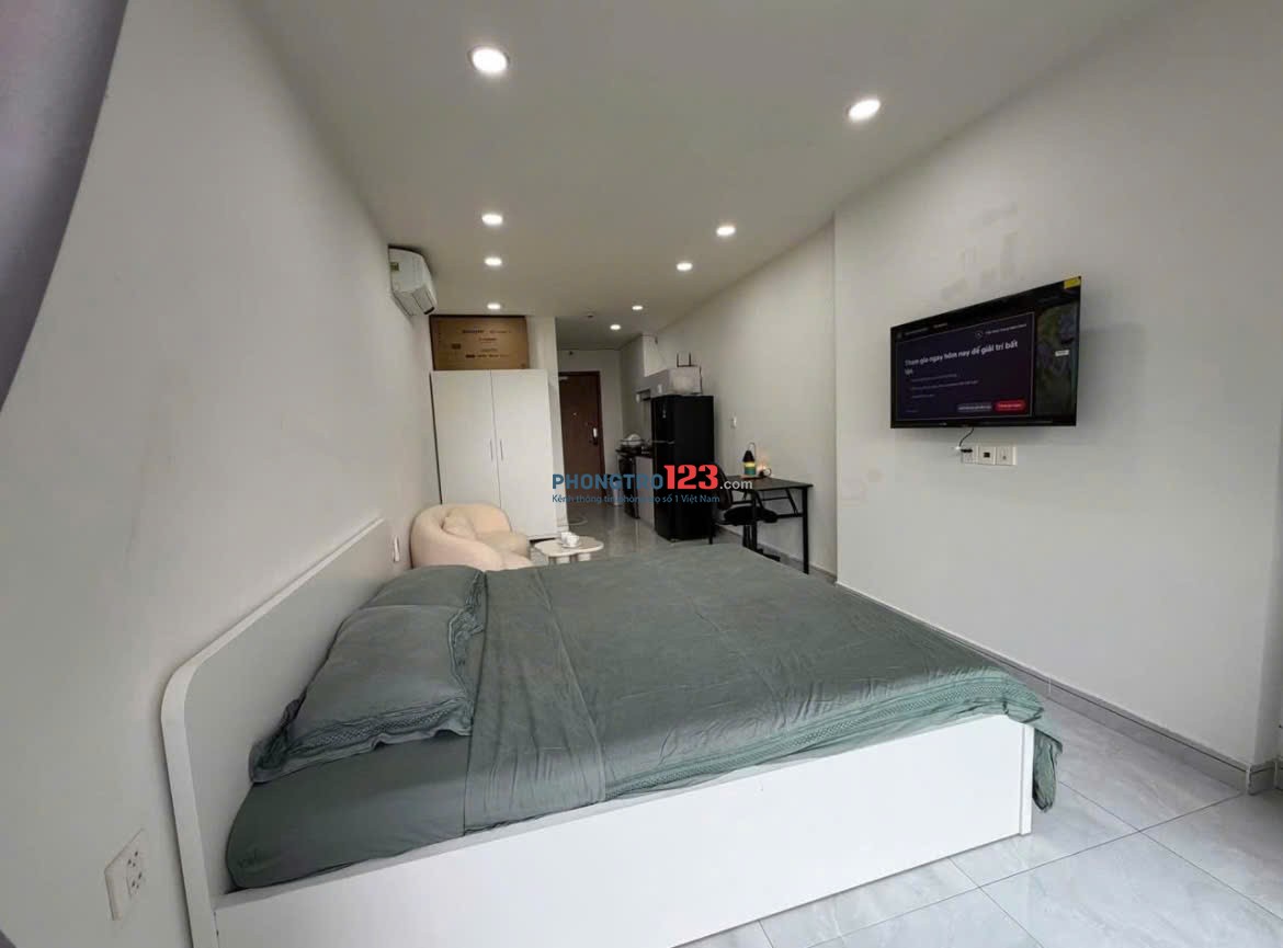 Chung cư Sky Center, dạng office, Nội thất, 45m2, 1PN, 11tr5/th.