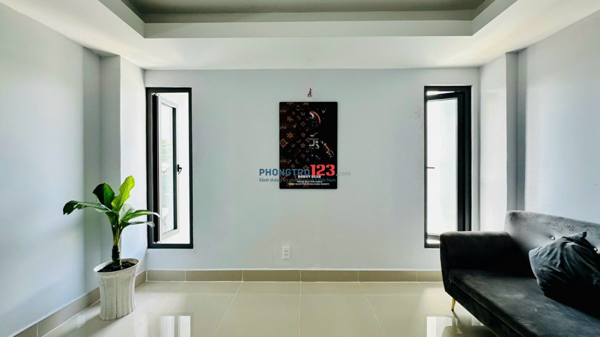 CĂN HỘ DỊCH VỤ BÌNH THẠNH - FULL NỘI THẤT, 1PN, - RỘNG, THOÁNG