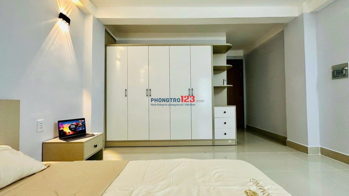 CĂN HỘ DỊCH VỤ BÌNH THẠNH - FULL NỘI THẤT, 1PN, - RỘNG, THOÁNG