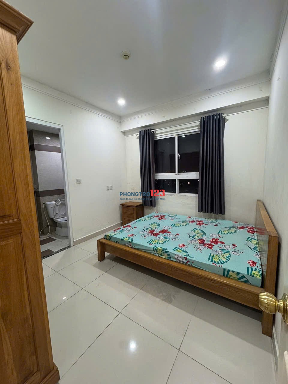 Cho thuê chung cư Phúc Yên 85m2, 2PN, full nội thất có bang cong rộng giá 8.5Tr/th