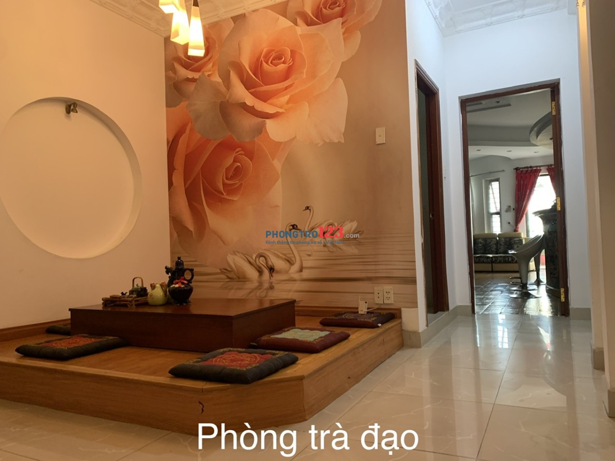 Phòng cho Nữ thuê gần công viên Lê Thị Riêng CMT8, ban công,khóa vân tay, miễn phí 9 tiện ích đạt 3*