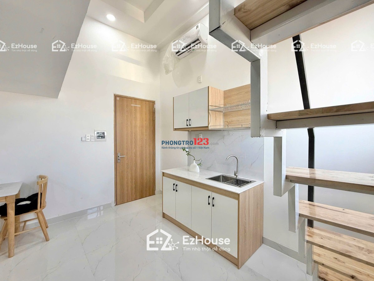 CHO THUÊ PHÒNG DUPLEX CÓ BAN CÔNG – MÁY GIẶT RIÊNG – GẦN ĐH VĂN HIẾN 7PHUT & NGÃY 4 BẢY HIỀN