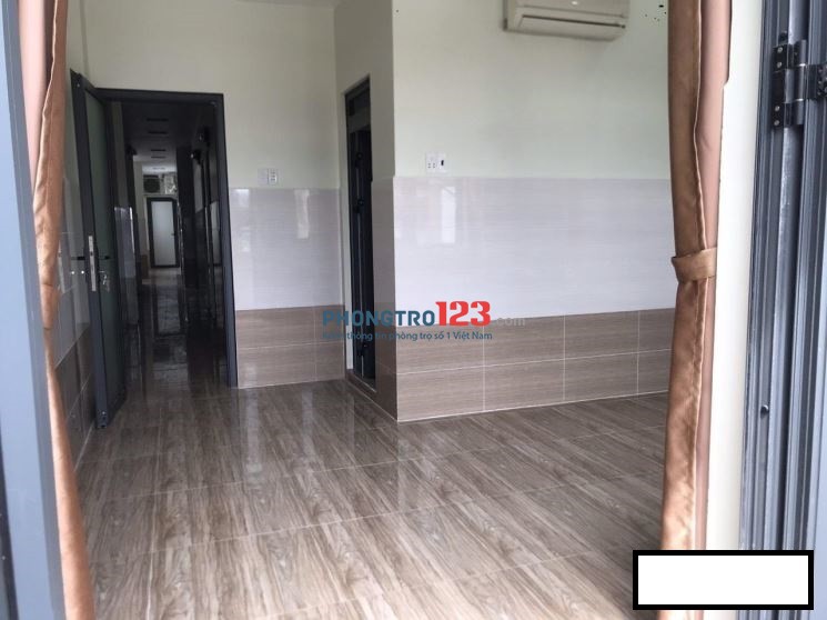 Phòng ngay Aeon Bình tân , 20m2, có máy lạnh, khóa vân tay, có thang máy