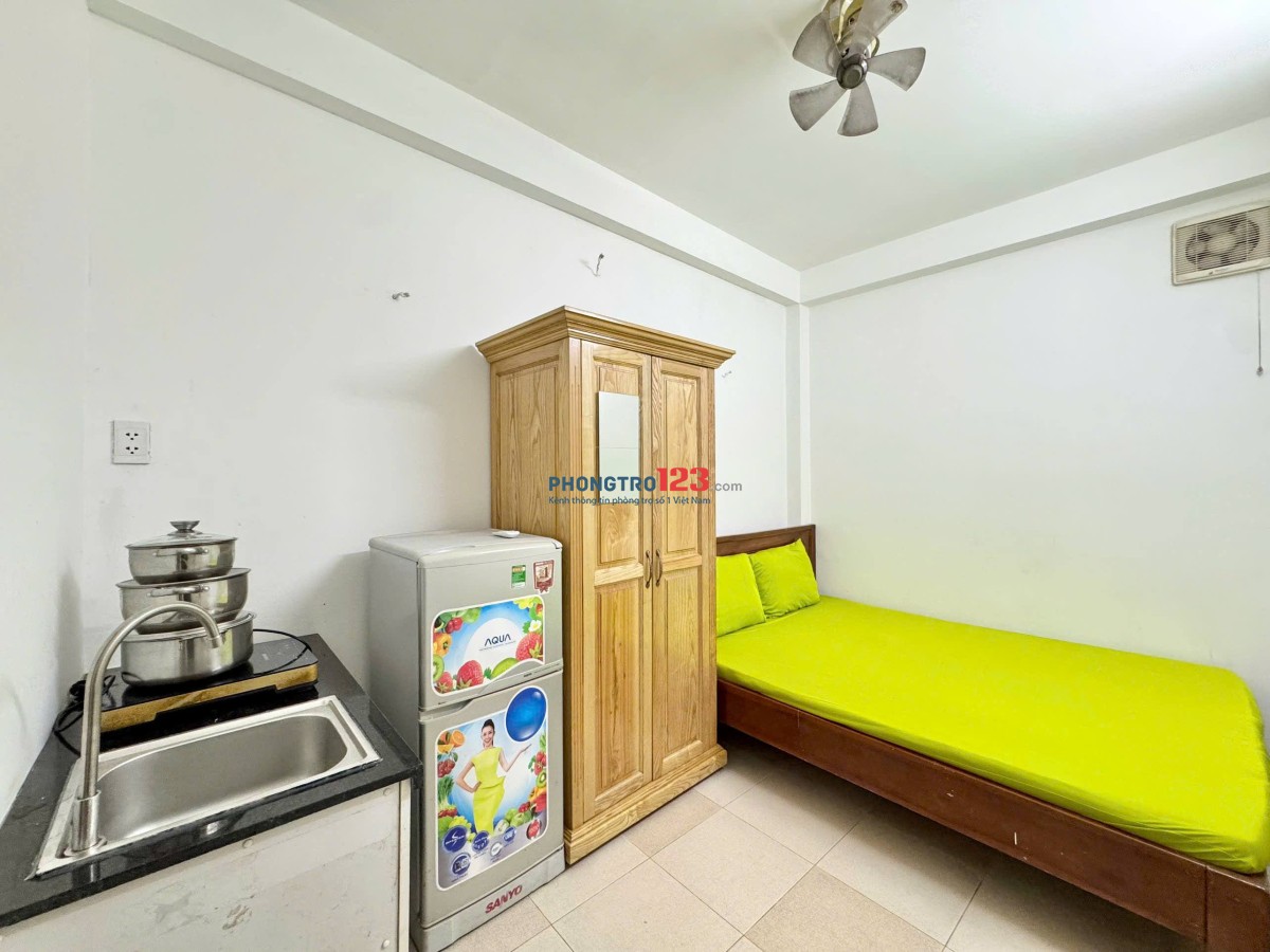 PHÒNG STUDIO FULL NỘI THẤT 81 TRƯƠNG ĐỊNH – BẾP RIÊNG, WC RIÊNG – CỰC KÌ MÁT MẺ, GIÁ CHỈ 4,5TR