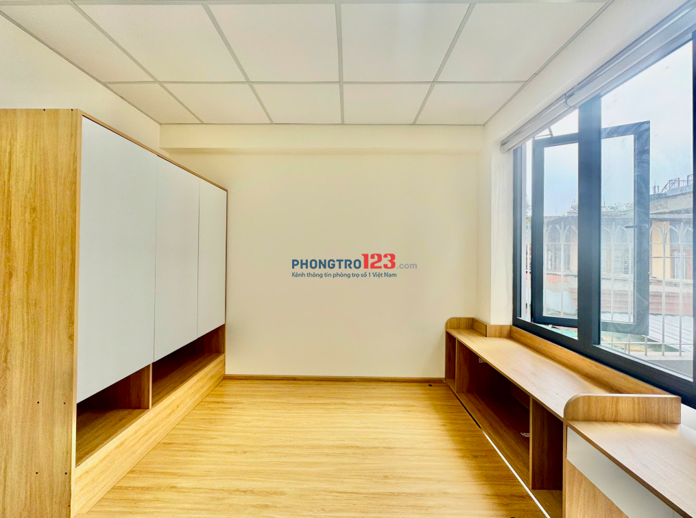 Cho thuê phòng trọ mới xây Full nội thất, Cửa sổ thoáng mát Quận Tân Bình