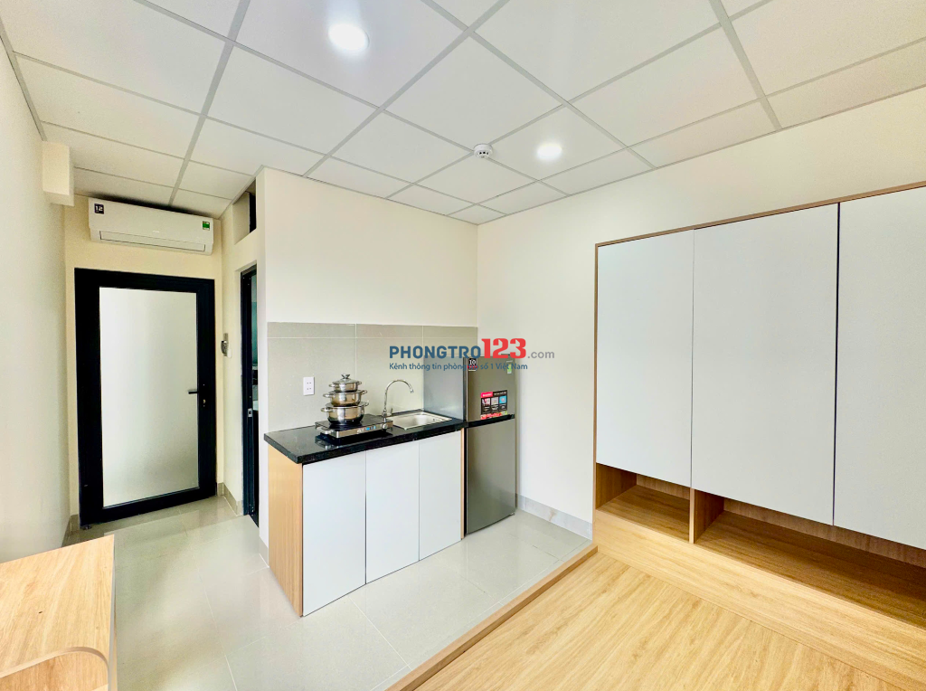 Cho thuê phòng trọ mới xây Full nội thất, Cửa sổ thoáng mát Quận Tân Bình