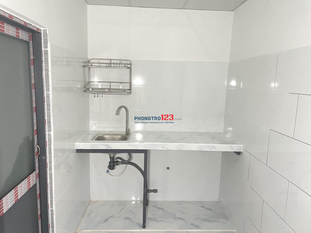 Phòng trọ mới xây, 23m2, có gác, Q2