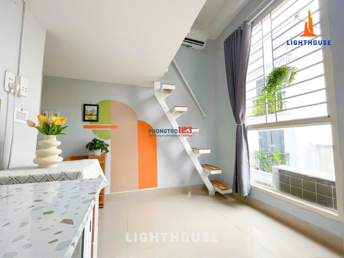 CHO THUÊ PHÒNG TRỌ CÓ GÁC BAN CÔNG, FULL NỘI THẤT, DIỆN TÍCH 30M2, GẦN AEON TÂN PHÚ