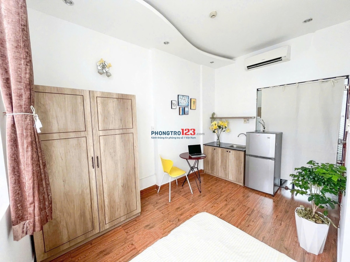 Thuê Phòng Trọ Cửa Sổ Full Nội Thất Nơ Trang Long Bình Thạnh Gần Chợ Bà Chiểu Cầu Bông Hàng Xanh Q1