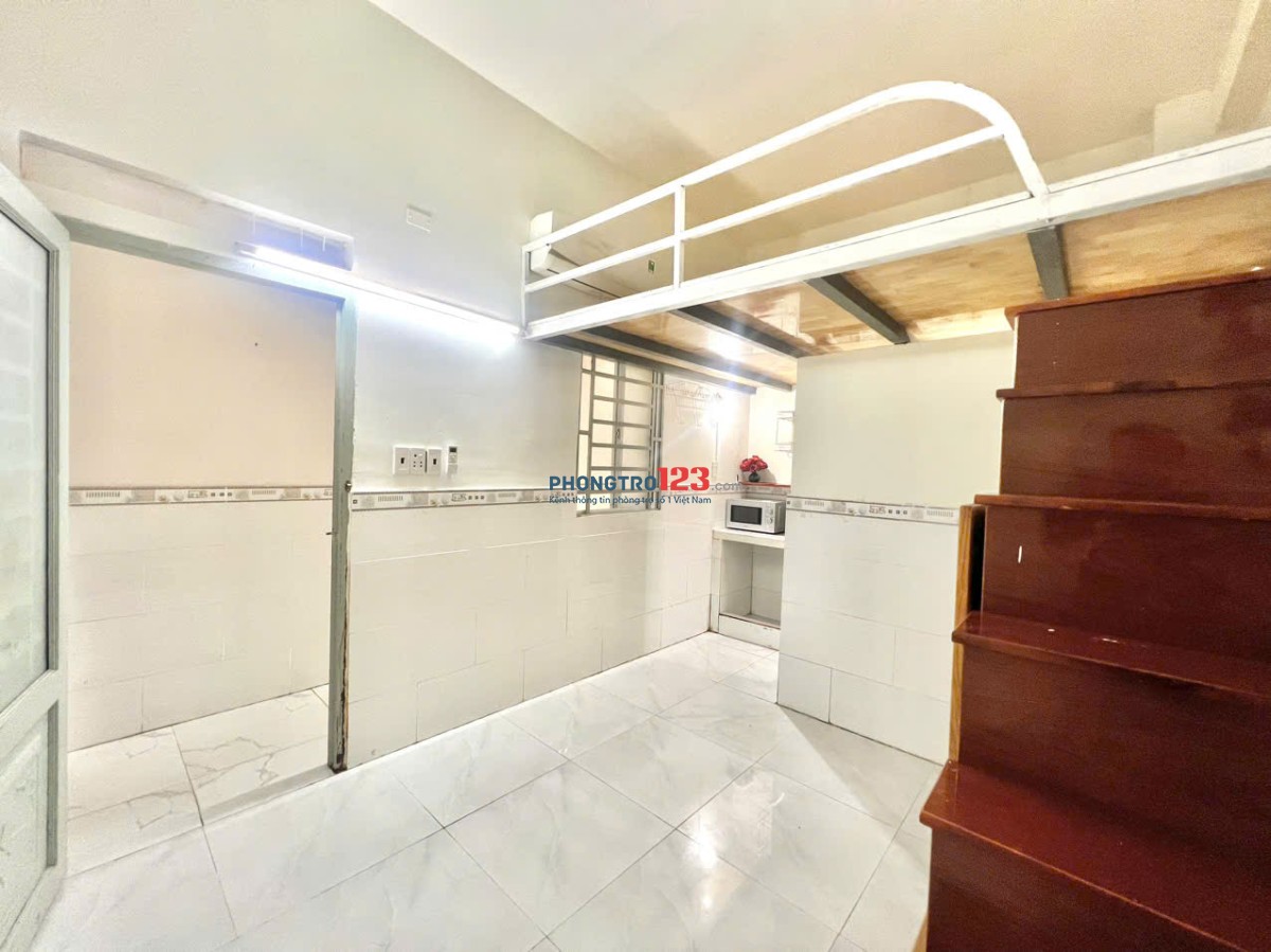 GÁC LỬNG TIỆN NGHI, NỘI THẤT CƠ BẢN, GIỜ TỰ DO ĐƯỜNG GÒ DẦU TÂN PHÚ